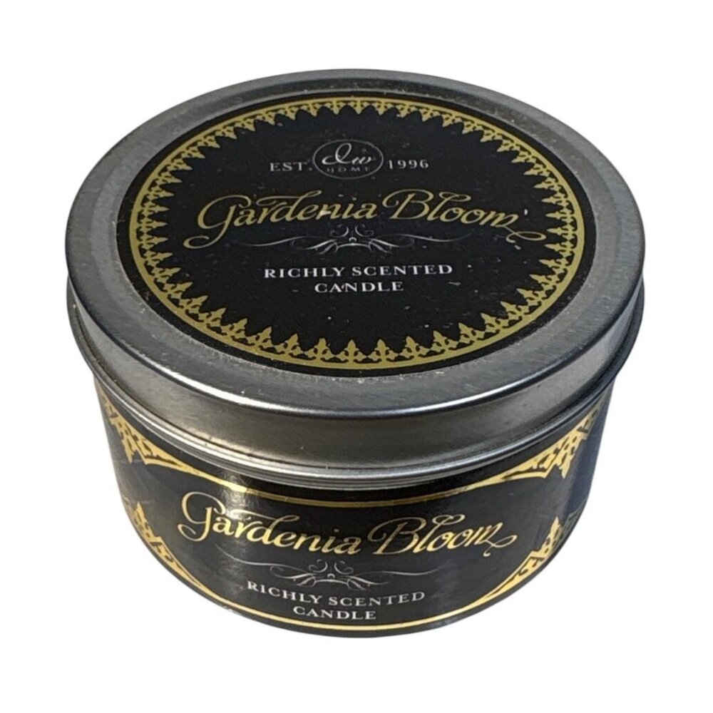 DW Home Gardenia Bloom Richly Scented Candle 5.14oz Tin